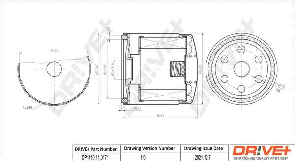 Oil Filter (DP1110.11.0171)
