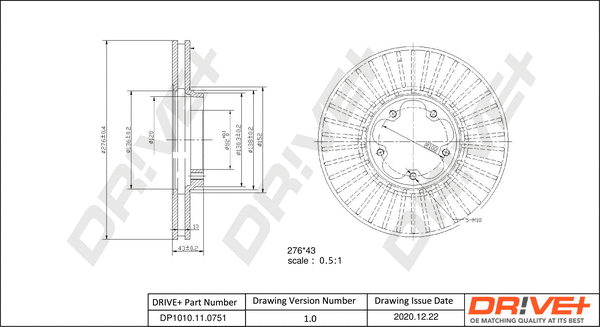 Brake Disc (DP1010.11.0751)