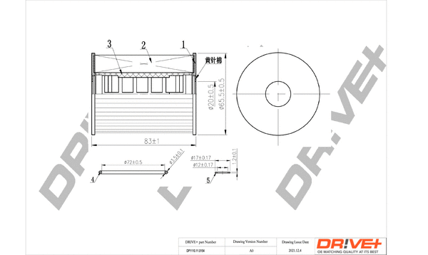 Oil Filter (DP1110.11.0154)