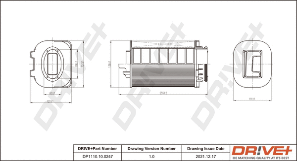 Air Filter (DP1110.10.0247)