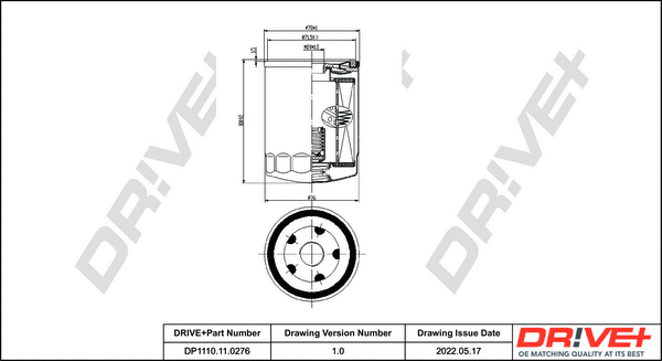 Oil Filter (DP1110.11.0276)