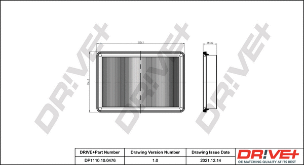 Air Filter (DP1110.10.0476)
