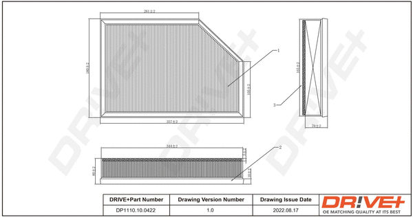 Air Filter (DP1110.10.0422)