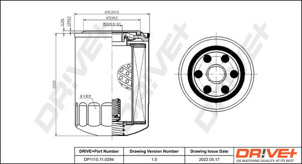 Oil Filter (DP1110.11.0294)
