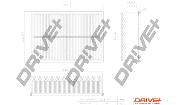 Air Filter (DP1110.10.0188)