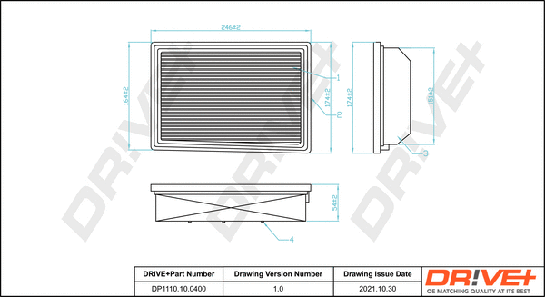 Air Filter (DP1110.10.0400)