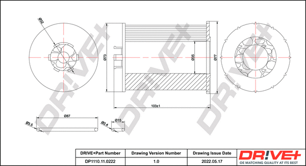 Oil Filter (DP1110.11.0222)