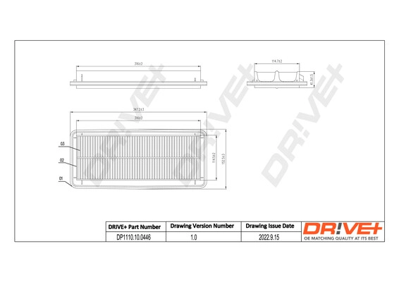 Air Filter (DP1110.10.0446)
