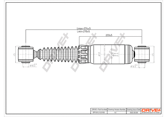 Shock Absorber (DP1610.10.0163)