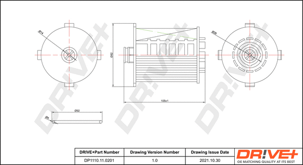 Oil Filter (DP1110.11.0201)