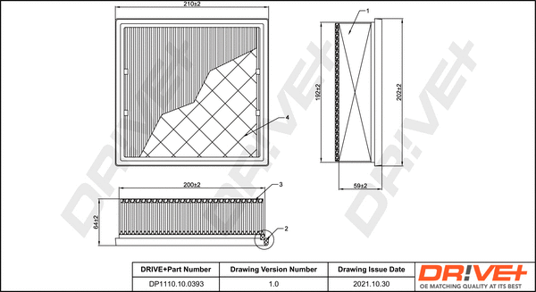 Air Filter (DP1110.10.0393)
