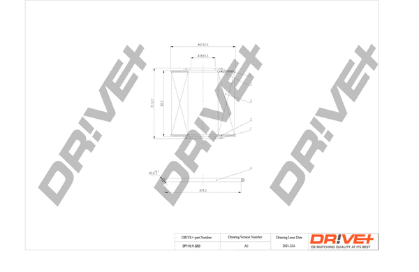 Oil Filter (DP1110.11.0203)