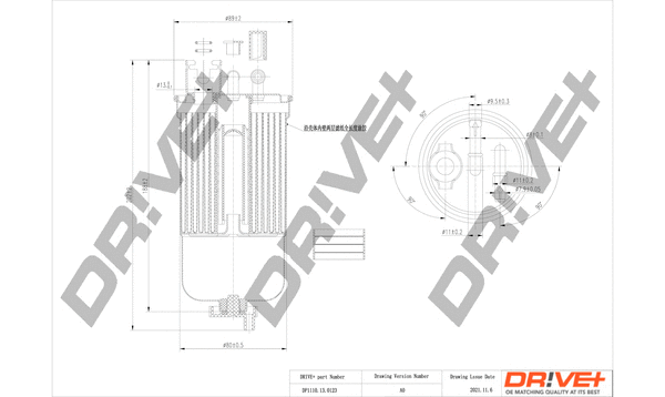 Fuel Filter (DP1110.13.0123)