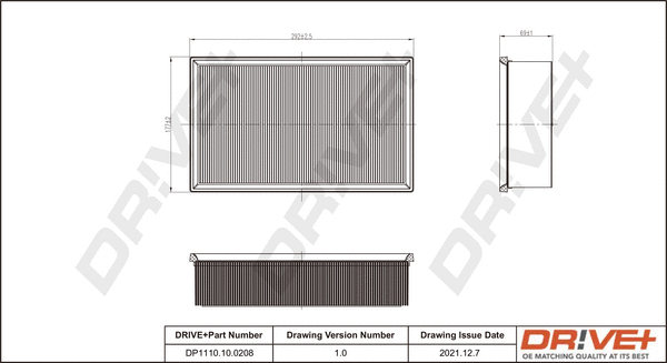 Air Filter (DP1110.10.0208)