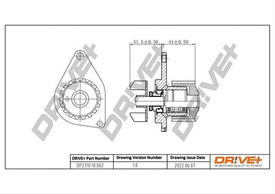 Water Pump, engine cooling (DP2310.10.062)