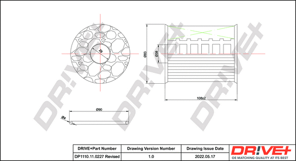 Oil Filter (DP1110.11.0227)