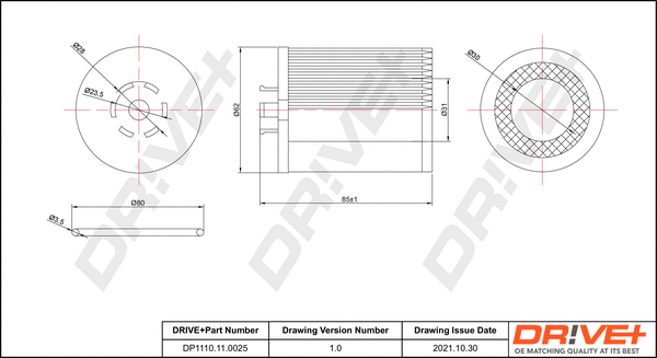 Oil Filter (DP1110.11.0025)