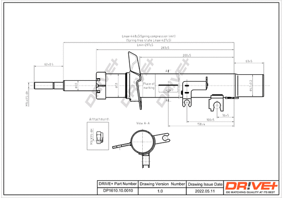 Shock Absorber (DP1610.10.0010)