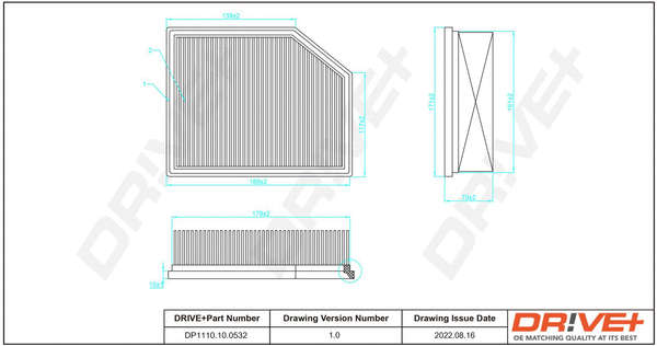 Air Filter (DP1110.10.0532)