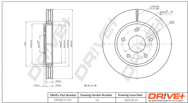 Brake Disc (DP1010.11.1713)