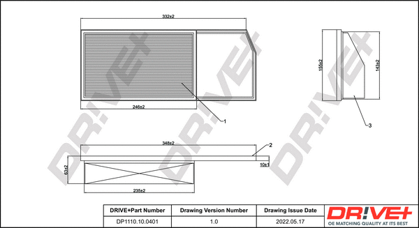 Air Filter (DP1110.10.0401)