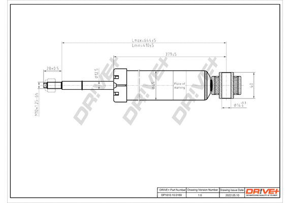 Shock Absorber (DP1610.10.0169)