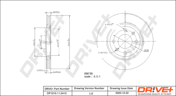 Brake Disc (DP1010.11.0415)