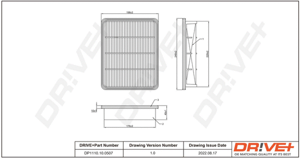 Air Filter (DP1110.10.0507)