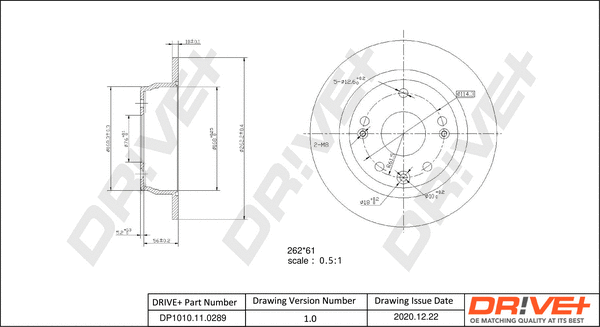 Brake Disc (DP1010.11.0289)