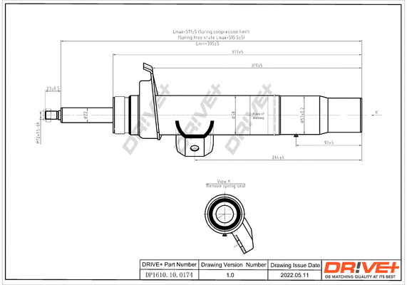 Shock Absorber (DP1610.10.0174)