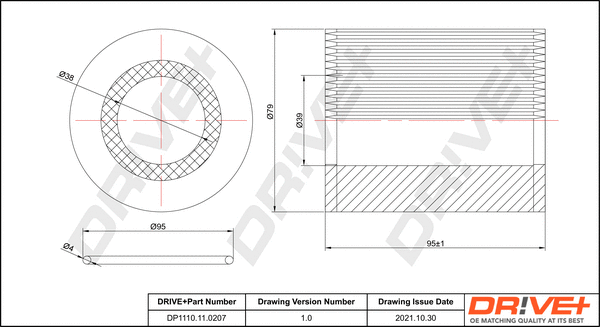Oil Filter (DP1110.11.0207)