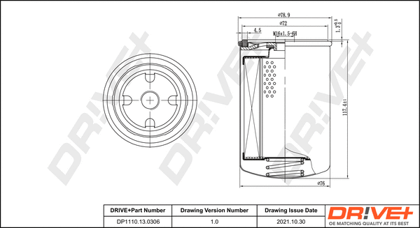 Fuel Filter (DP1110.13.0306)
