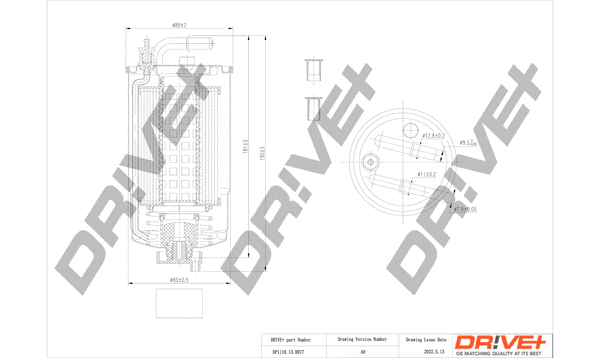 Fuel Filter (DP1110.13.0077)