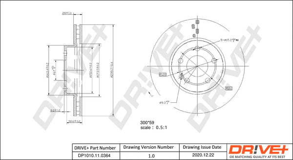 Brake Disc (DP1010.11.0364)