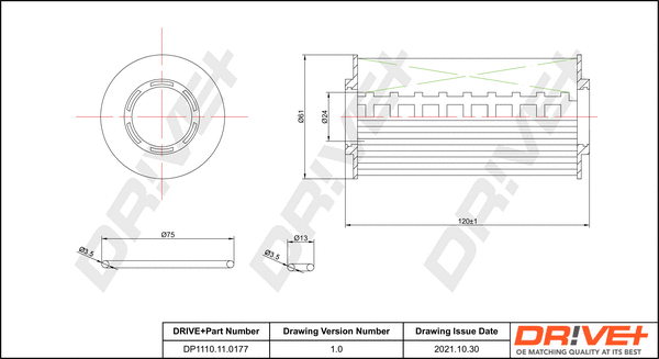 Oil Filter (DP1110.11.0177)