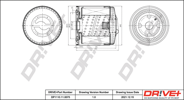 Oil Filter (DP1110.11.0075)