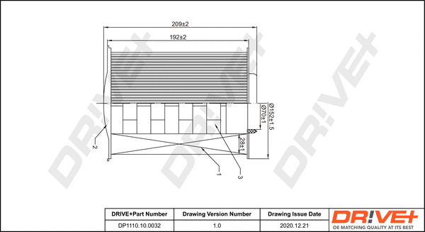 Air Filter (DP1110.10.0032)