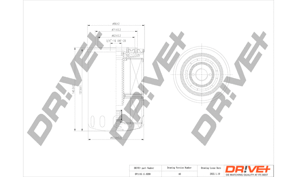 Oil Filter (DP1110.11.0299)