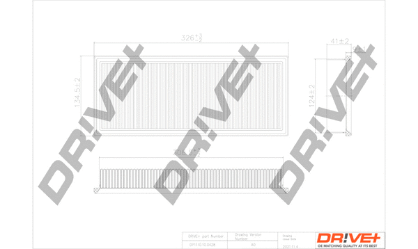 Air Filter (DP1110.10.0428)