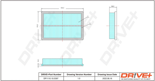 Air Filter (DP1110.10.0397)