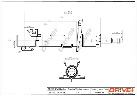 Shock Absorber (DP1610.10.0118)