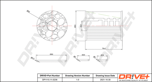 Oil Filter (DP1110.11.0236)