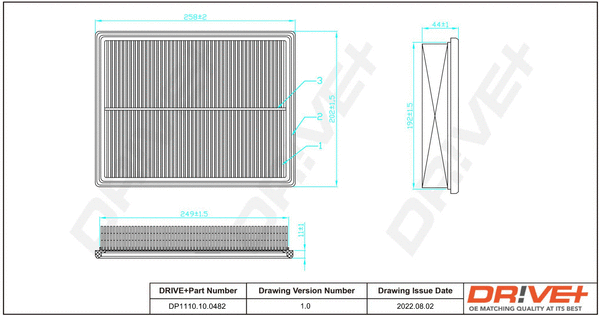 Air Filter (DP1110.10.0482)