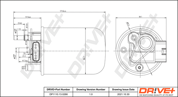 Fuel Filter (DP1110.13.0286)