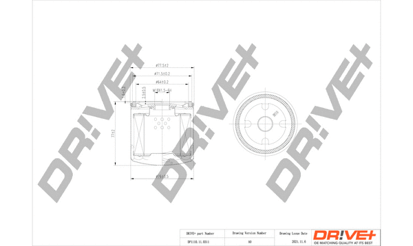 Oil Filter (DP1110.11.0311)