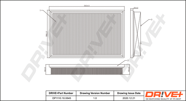 Air Filter (DP1110.10.0072)