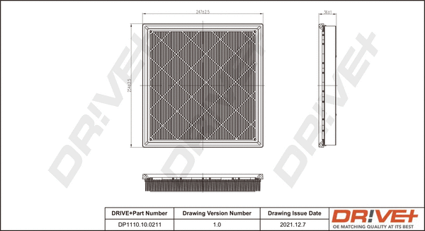 Air Filter (DP1110.10.0211)