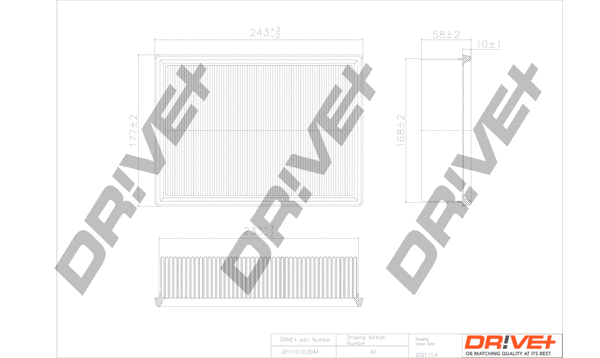 Air Filter (DP1110.10.0044)
