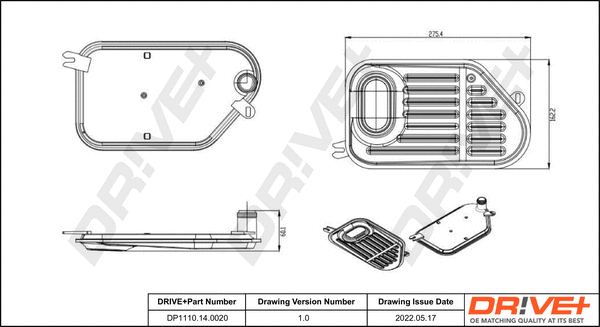 Hydraulic Filter, automatic transmission (DP1110.14.0020)