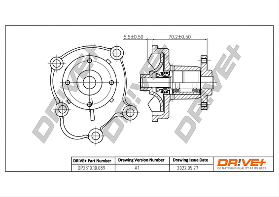Water Pump, engine cooling (DP2310.10.089)